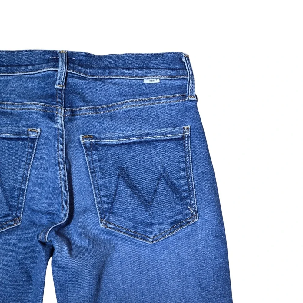 MOTHER The Slider Hover Jeans Coastal Colors Straight Leg 26 Premium Streetwear